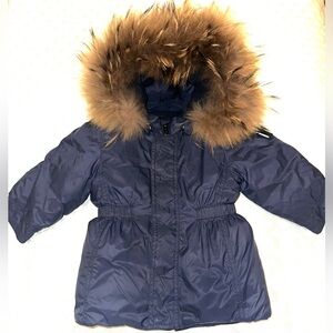 BOMBOOGIE BABY DOWN JACKET NAVY BLUE